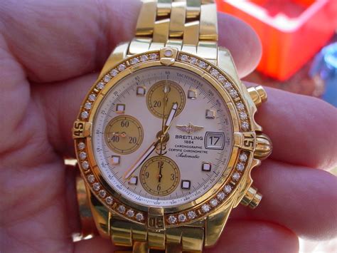 breitling k13357 diamond bezel gold band|Breitling Chrono Cockpit Chronograph Automatic Chronometer .